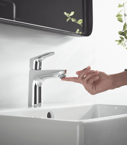 Hansgrohe Focus 100 wastafelkraan met waste, chroom