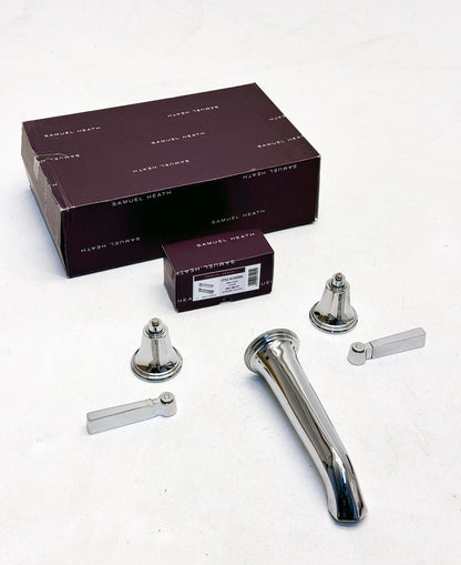 Samuel Heath Style Moderne zeer exclusieve wandmengkraan 3TH afbouwdelen