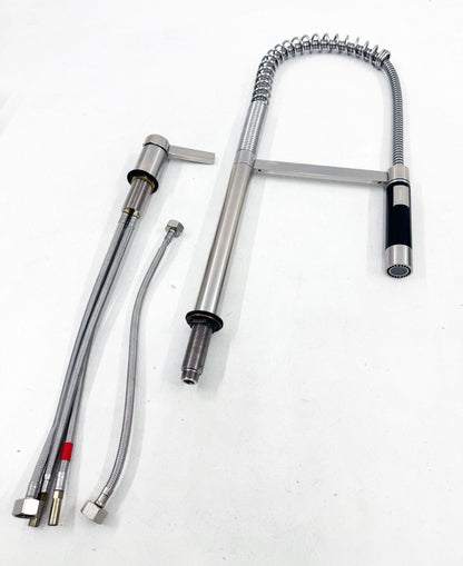 Dornbracht Tara Ultra Profi keukenkraan 2-gatse platina mat (showmodel)