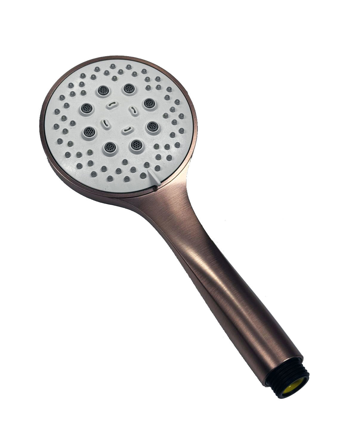 Gessi antikalk handdouche, met wit inzetstuk, 3-stralig, Geborsteld Koper PVD