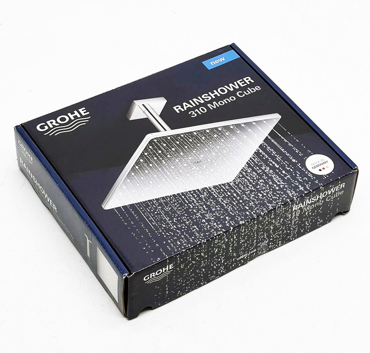 Grohe Rainshower Mono 310 Cube vierkante hoofddoucheset supersteel