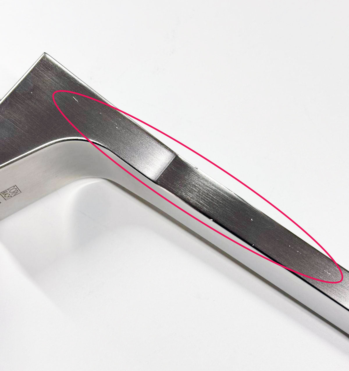 Dornbracht CL.1 wanduitloop sprong 200 mm, geborsteld platina mat