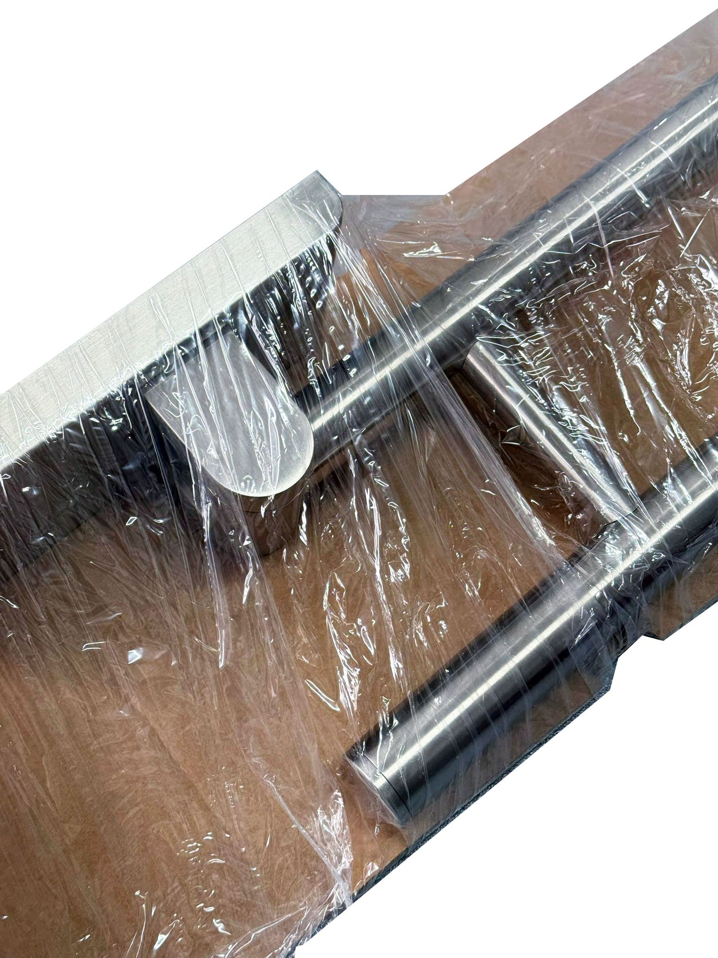 Normbau Inox Care Opklapbare muursteun vario met grondplaat L = 725 mm, geborsteld RVS