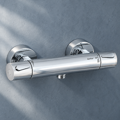 Damixa Silhouet thermostatische douchemengkraan Chroom