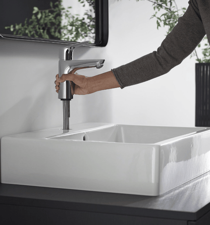 Hansgrohe Focus 100 wastafelkraan CoolStart met waste, chroom