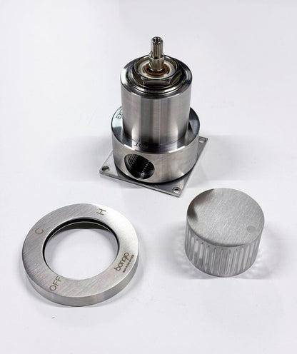 Bongio TIME2020 design wandmengkraan met progressieve cartridge, RVS