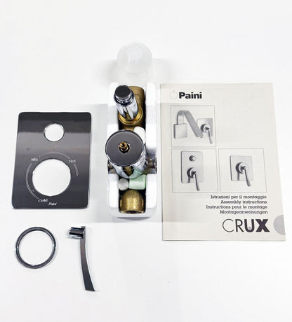 Paini Crux inbouw douche/badkraan met omstel chroom