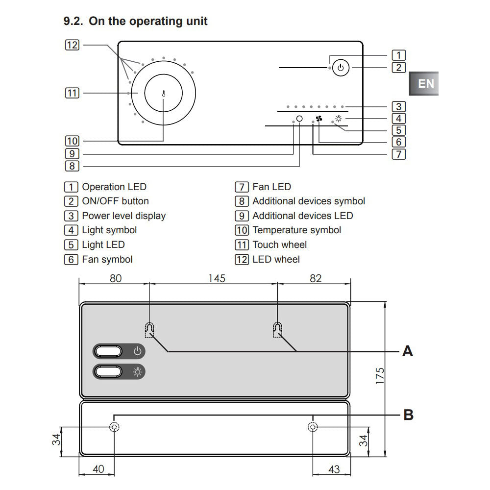 Sentiotec Just-105W-FI bedieningspaneel + Stroomverlengstuk + Ondal relaiskast S2-18 voor de perfecte sauna-ervaring