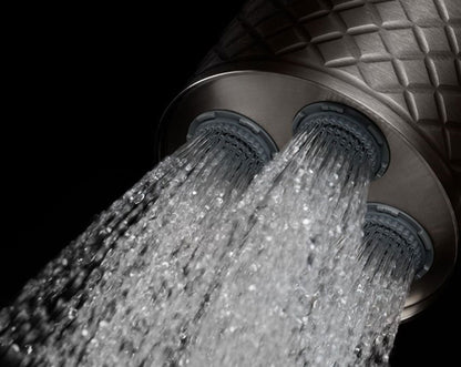 Gessi Spotwater 316 inbouw doucheset met Multispray functie hoofddouche zonder omstel, Geborsteld RVS