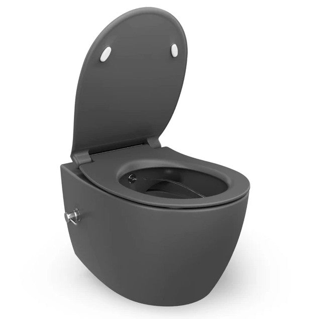 Isvea Sentimenti NEO CleanWash wandcloset, toilet randloos uitgevoerd met geïntegreerde koudwaterkraan