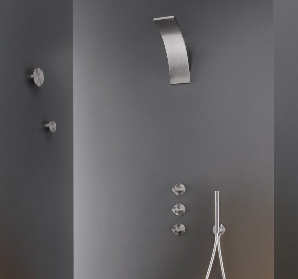 Ceadesign FRE13S Hyperbolische design douchekop met regenstraal, geborsteld RVS