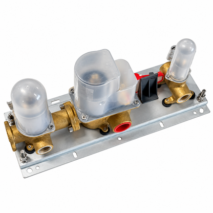 Tres B-System inbouwdoucheset met thermostaat en 30 cm hoofddouche – chroom