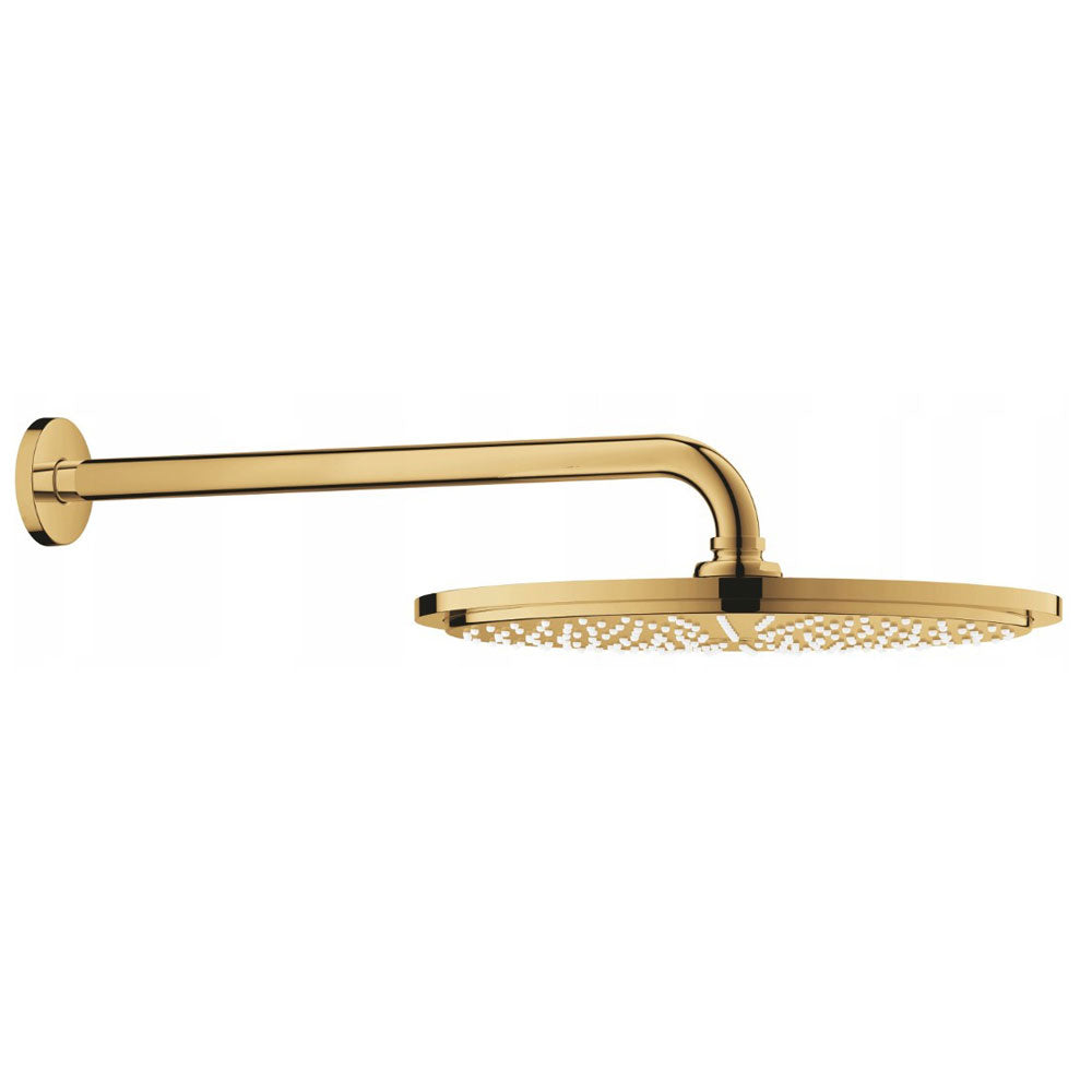 GROHE Rainshower Cosmopolitan 310 hoofddoucheset 31 cm met douchearm 38 cm, Goud - Cool Sunrise