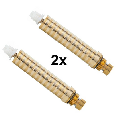 Dornbracht Tara tweegreeps 3-gats wandmengkraan sprong 240 mm, Chroom