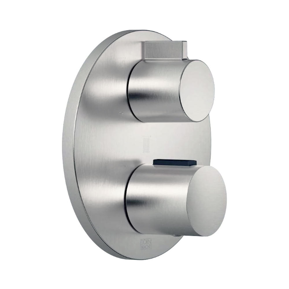 Dornbracht Generic Inbouwthermostaat 2-Weg Compleet Doucheset met Wandbevestiging en Hoofddouche Ø 220 mm – Platina Mat