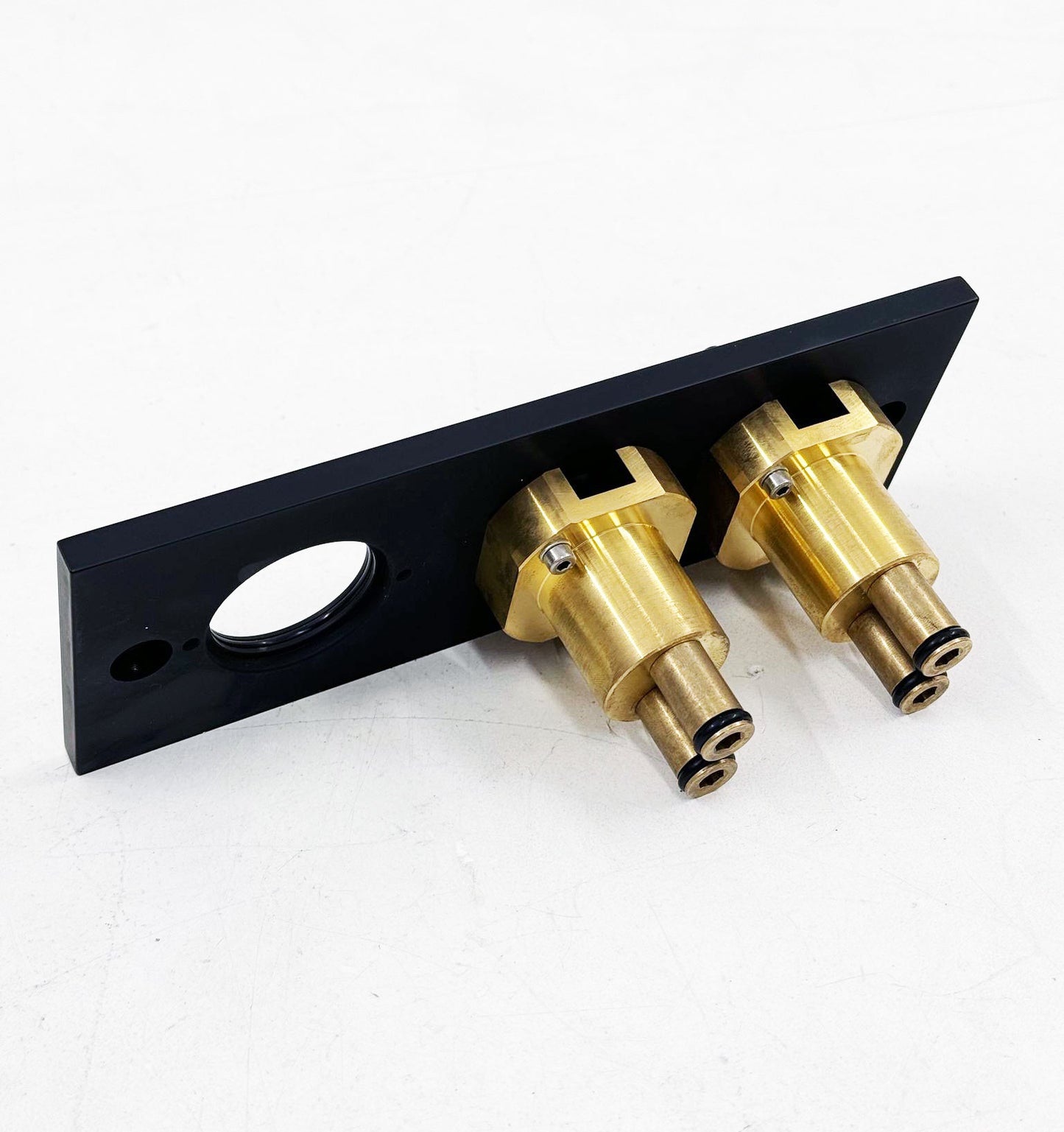 Treemme Watt design inbouw douchekraan thermostatisch met omstel Mat Zwart