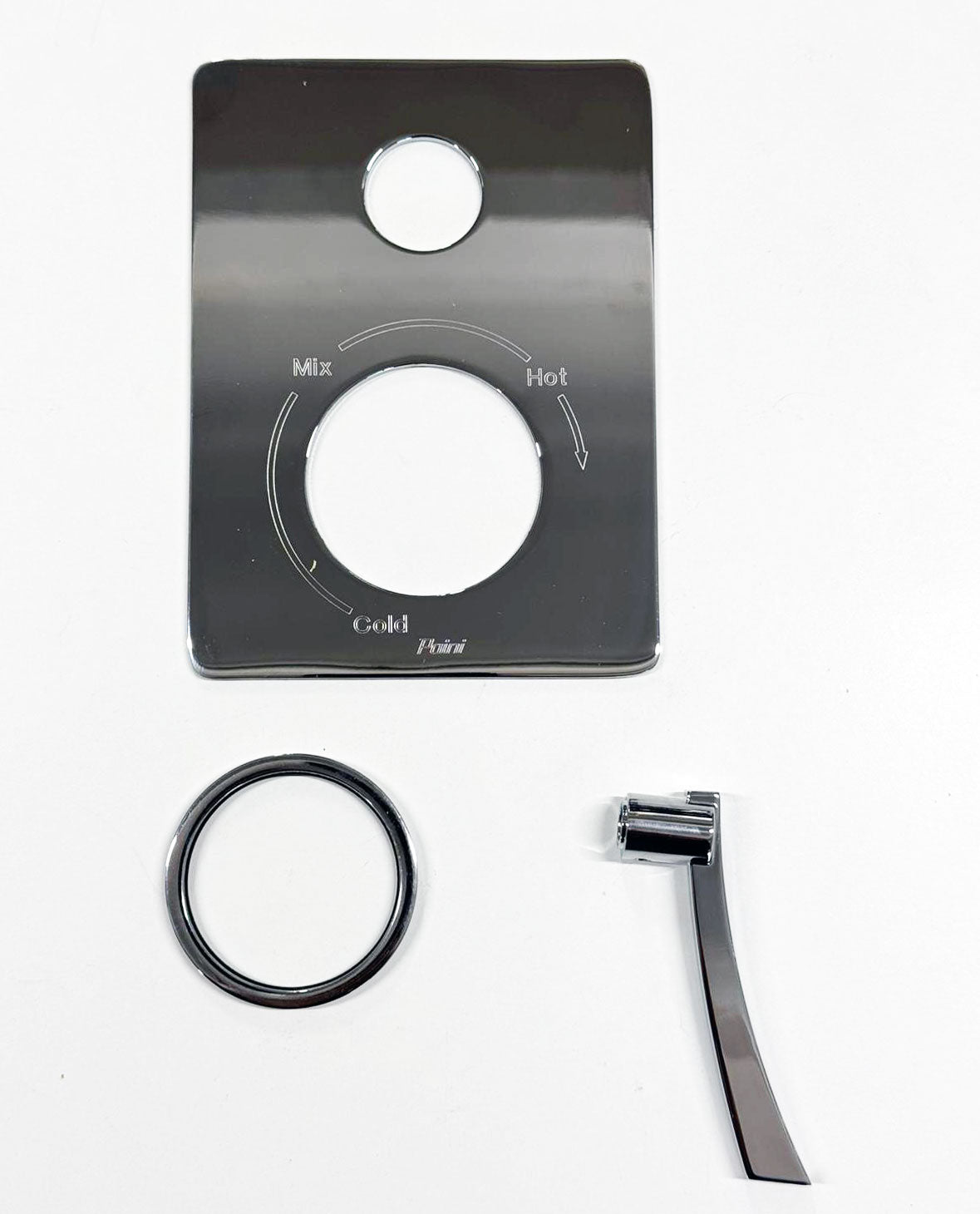 Paini Crux inbouw douche/badkraan met omstel chroom