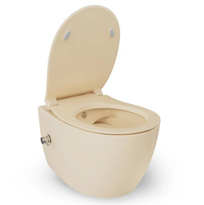 Isvea Sentimenti NEO CleanWash wandcloset, toilet randloos uitgevoerd met geïntegreerde koudwaterkraan