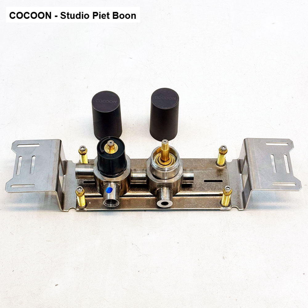 COCOON Piet Boon douchethermostaat inbouwdeel 2-uitgangen met omstel
