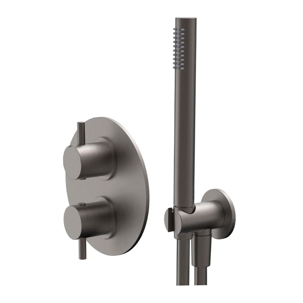 Xenz Deuro Douche Inbouwset met Thermostaat incl.Tec-Box – Grafiet