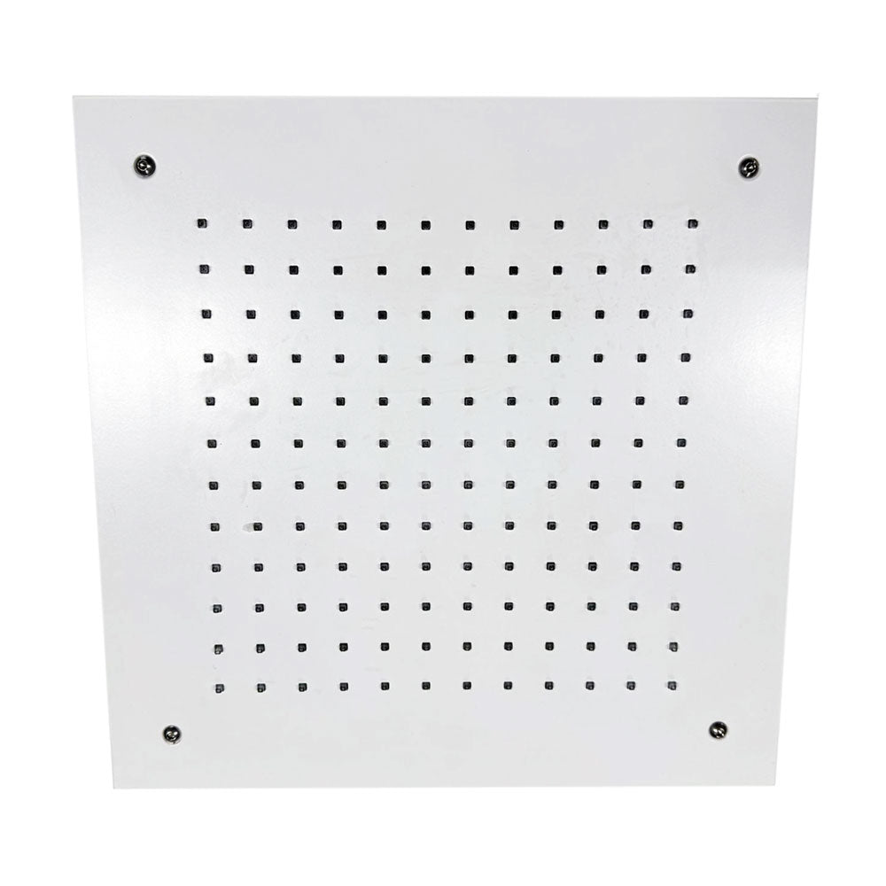 Hotbath Mate M110 plafond inbouw hoofddouche vierkant 38x38 cm, mat wit