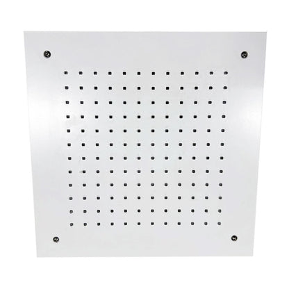 Hotbath Mate M110 plafond inbouw hoofddouche vierkant 38x38 cm, mat wit