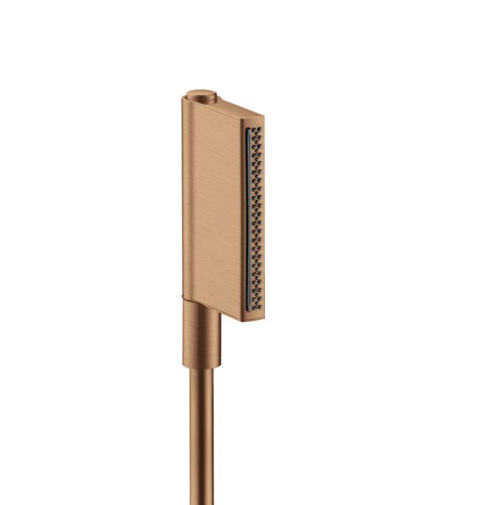 Hansgrohe Axor One handdouche 2jet Brushed Red Gold