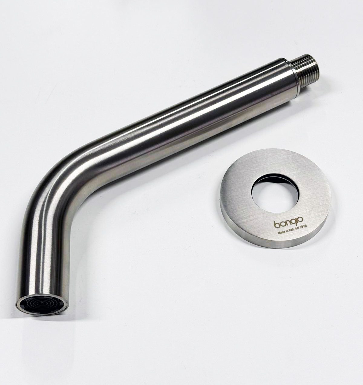 Bongio TIME2020 design wandmengkraan met progressieve cartridge, RVS