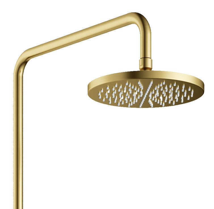 Hotbath Cobber SDS9BBP thermostatische regendoucheset met Ø 20 cm hoofddouche – Geborsteld Messing PVD