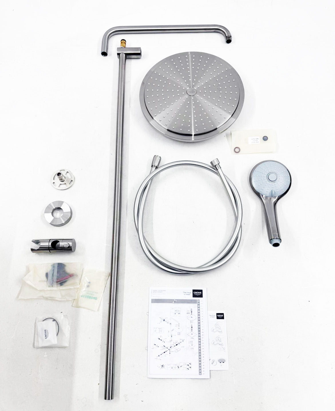 GROHE Euphoria xxl Regendoucheset Opbouw - hoofddouche 31cm - handdouche rond - Supersteel (zonder thermostaatkraan)