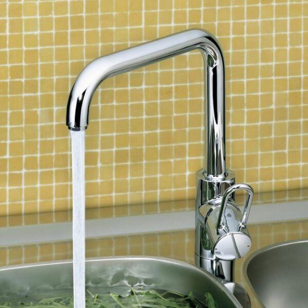 axor uno chrome single lever kitchen sink mixer tap 14850000 p18202 180824 image
